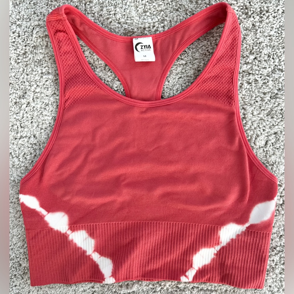 ZYIA Active Tie Die Sports Bra